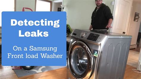 samsung front load washer leaking from bottom of door|What to do if my Samsung washing machine is。